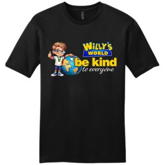 Willy's World Be Kind Black T-Shirt