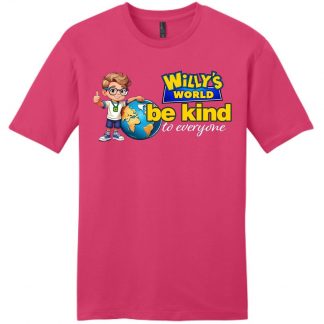 Willy's World Be Kind Flush Pink T-Shirt