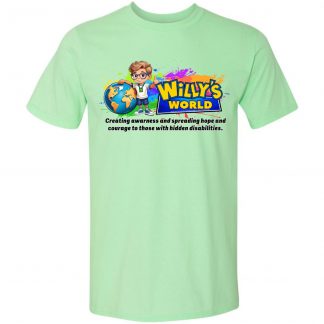 Willy's World Hidden Disability Awareness Mint Green T-Shirt