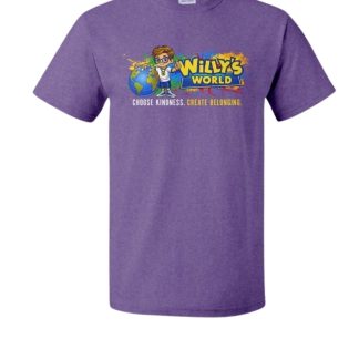 Everyone Belongs T-shirt | Heather Purple