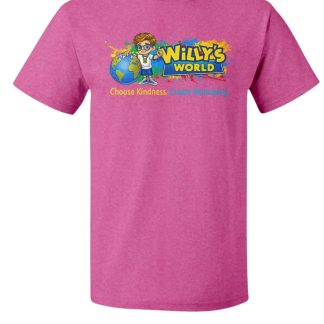 Choose Kindness. Create Belonging. Adult T-Shirt Heather Berry